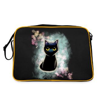 Cat Daddy Cat Mom Cat Friends - Retro Bag - black/gold - Back