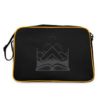 Lecture Lire Explorer Nature Bookaholic - Sac Retro - noir/or - Dos