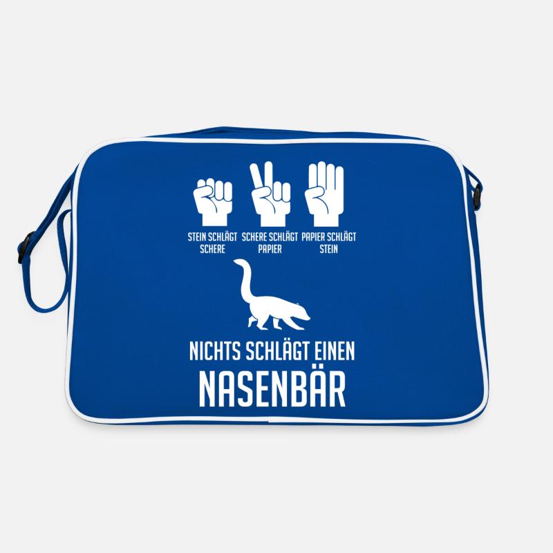 Nasenbär Retro Tasche