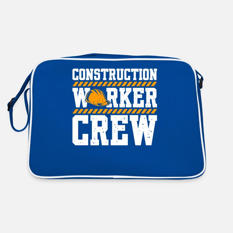 Construction Worker Crew Retro Bag