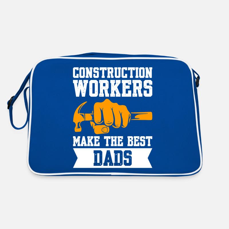 Construction Workers Make The Best Dads Retro Tasche