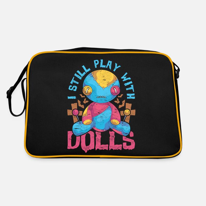 Je joue toujours avec des poupées Wicca Sorcière Voodoo Sac Retro