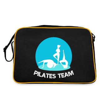 L’équipe Pilates - Sac Retro - noir/or - Dos