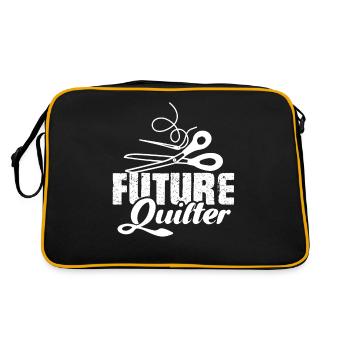 Quilting Future Quilter - Retro Bag - black/gold - Back