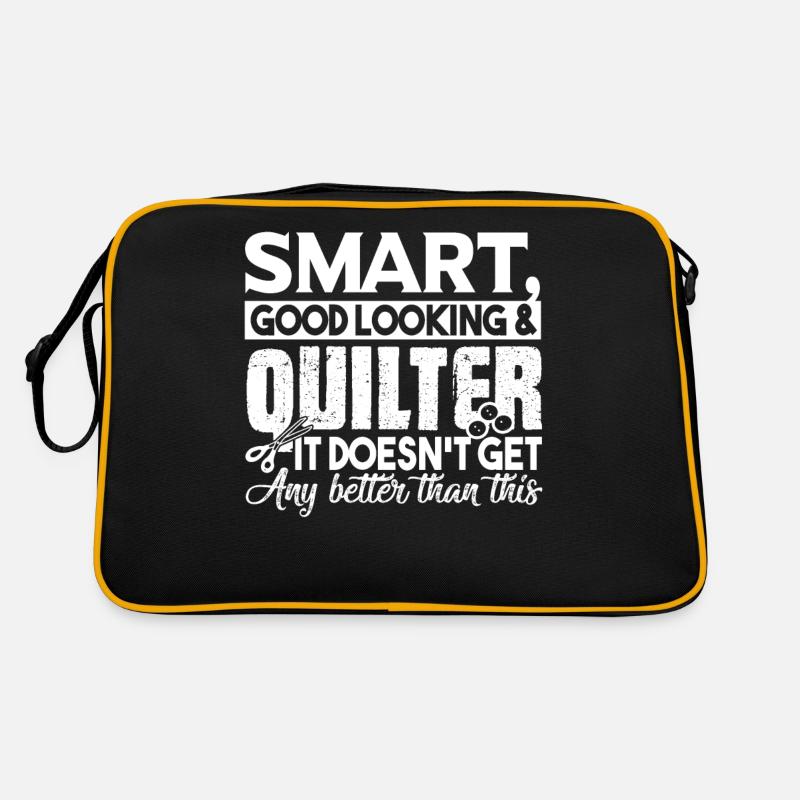 Quilting Smart Good Looking Quilter Retro Bag