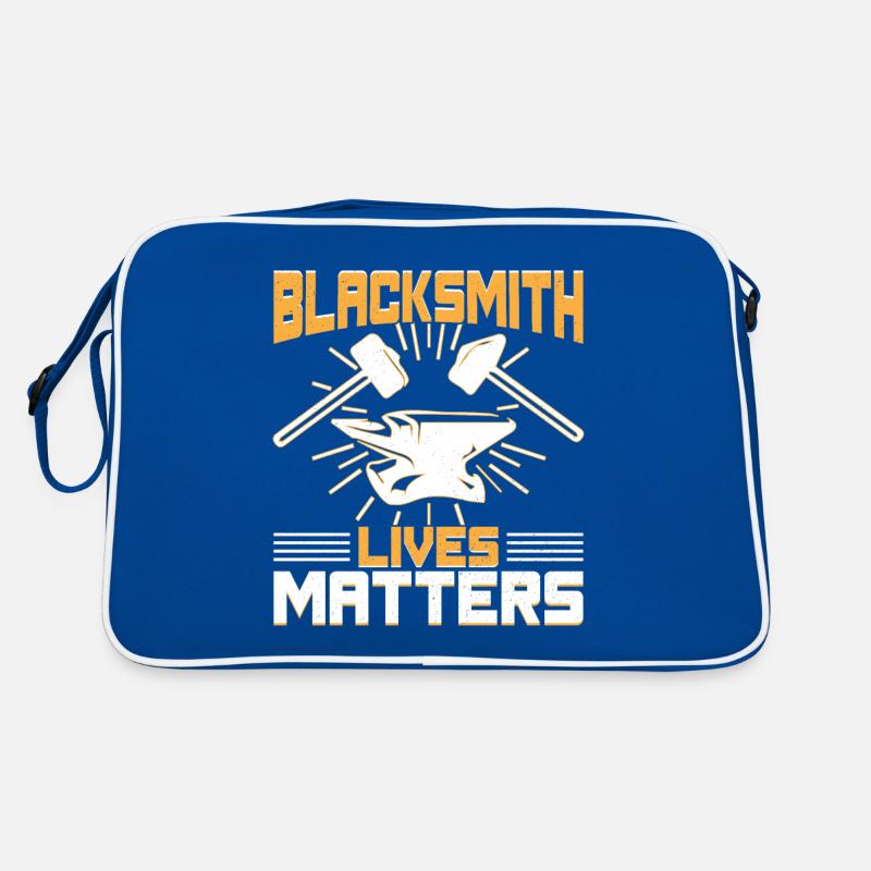 Blacksmith Lives Matters Metalsmith Gift Idea Retro Bag