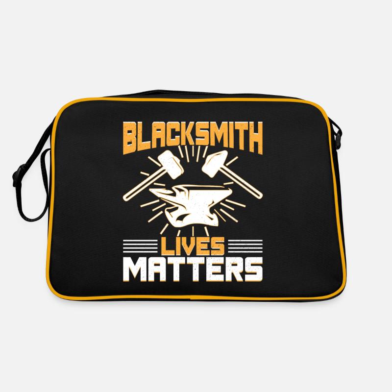 Blacksmith Lives Matters Metalsmith Gift Idea Retro Tasche