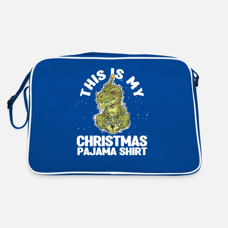 This is my Christmas pajama shirt TRex Retro Bag