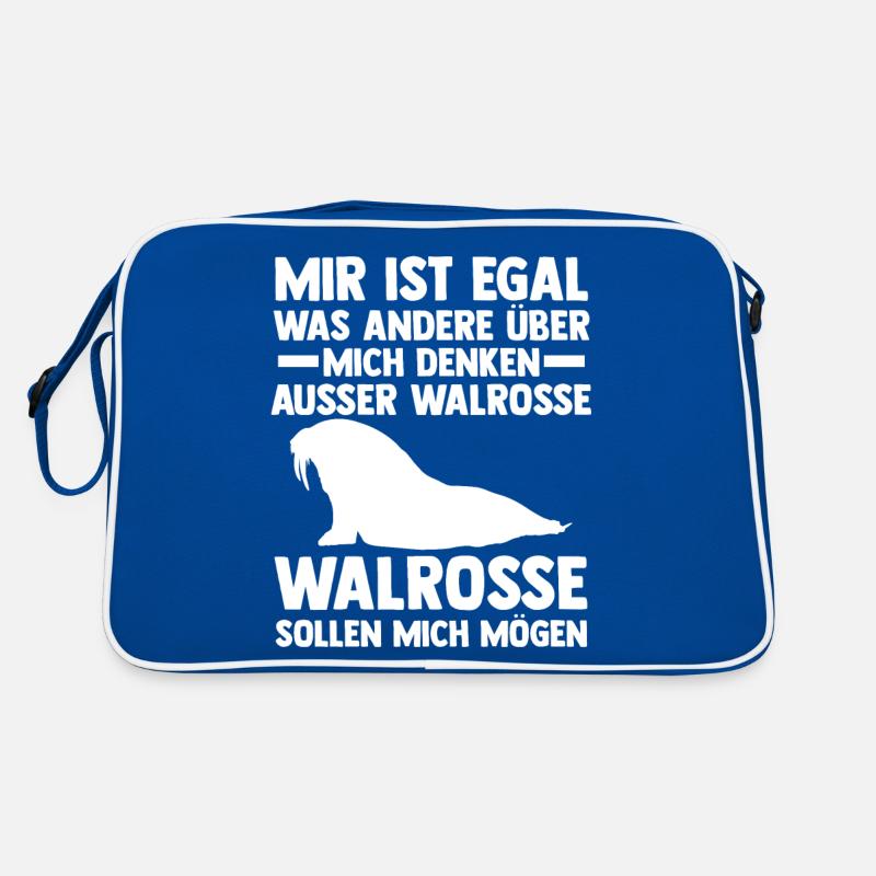 Walross Retro Tasche