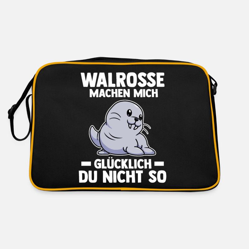 Walross Retro Tasche