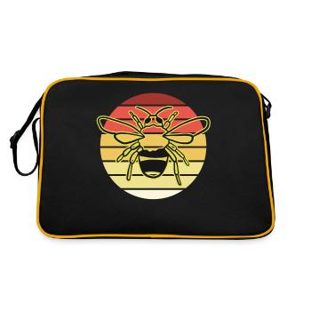 Abeille pour apiculteurs et apiculteurs - Sac Retro - noir/or - Dos