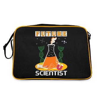 Future Scientist - Drôle pour tous les esprits curieux - Sac Retro - noir/or - Dos