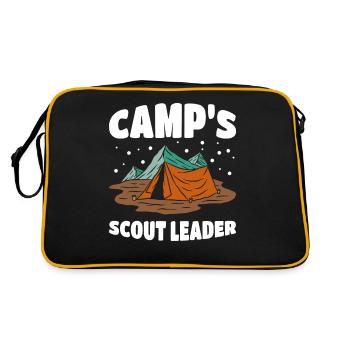 Chef scout du camp - Sac Retro - noir/or - Dos