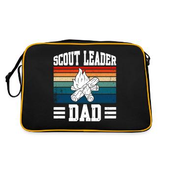 Chef scout Papa Chef scout - Sac Retro - noir/or - Dos