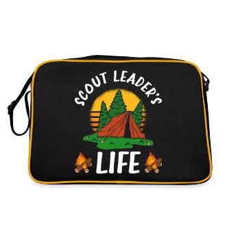 La vie du chef scout - Sac Retro - noir/or - Dos