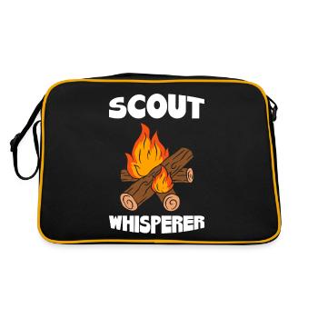 Chef scout chuchoteur - Sac Retro - noir/or - Dos