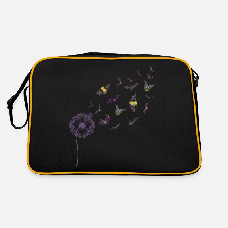 Animal Halloween Gift Dandelion Bat Retro Bag