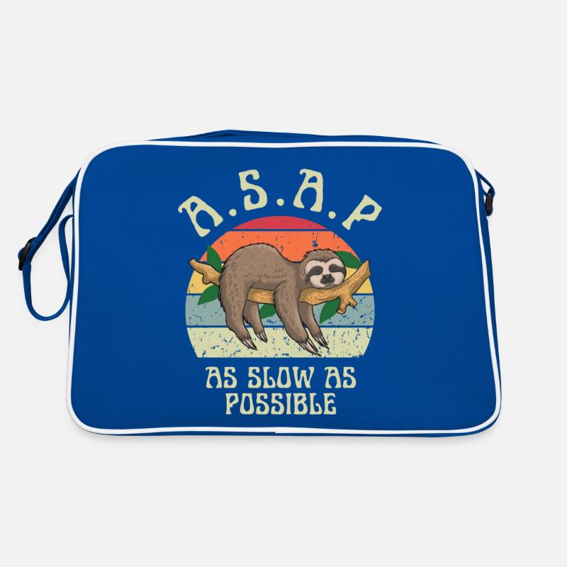 So langsam wie möglich Retro Tasche