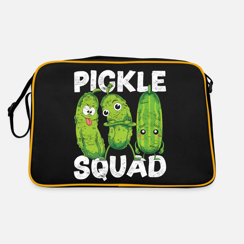Cucumber Squad Pickle Gift Funny Cucumber Retro Bag