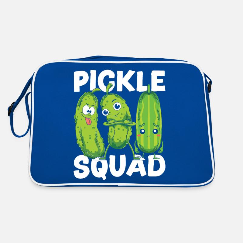 Pickle Gherk Squad Cadeau drôle Concombre Sac Retro