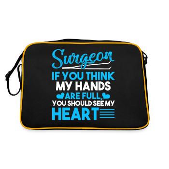 Surgeon Surgeon Full Heart - Retro Bag - black/gold - Back
