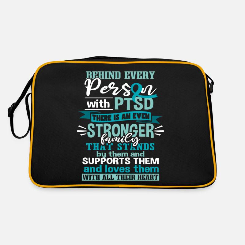 Support PTSD Awareness Retro Bag