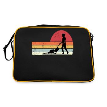 Lawn mower - Retro Bag - black/gold - Back