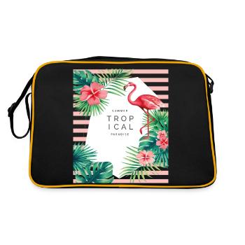 SUMMER - Sac Retro - noir/or - Dos