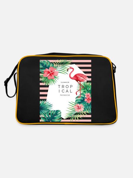 SUMMER - Retro Bag - black/gold - Back