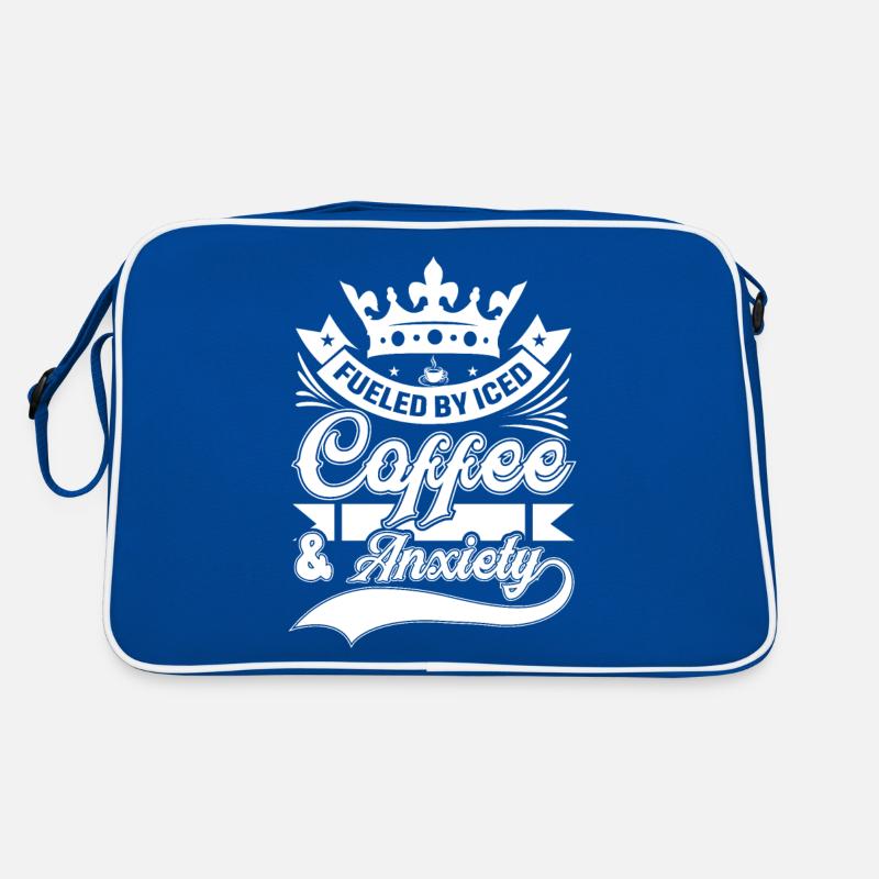Von Eiskaffee Und Angst Getrieben Retro Tasche