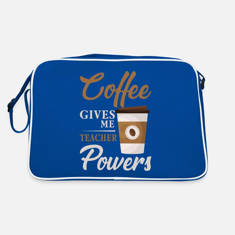 Coffee gives me teacher competence Retro Bag