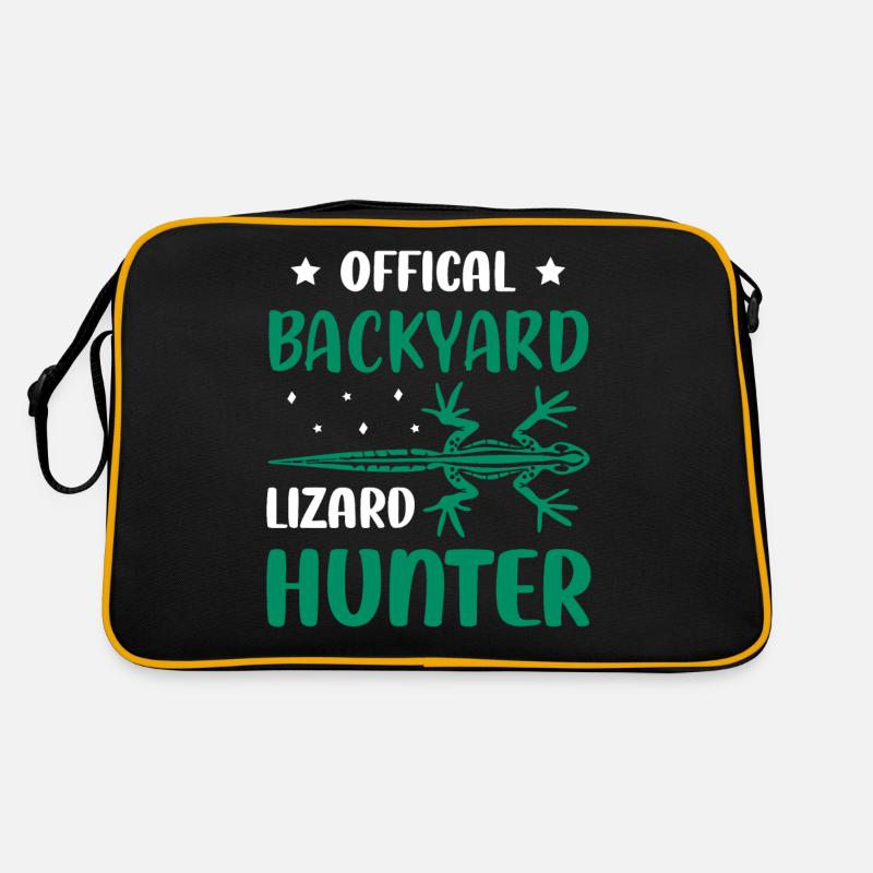 Offical Backyard Lizard Hunter Reptile Lizard Love Retro Bag