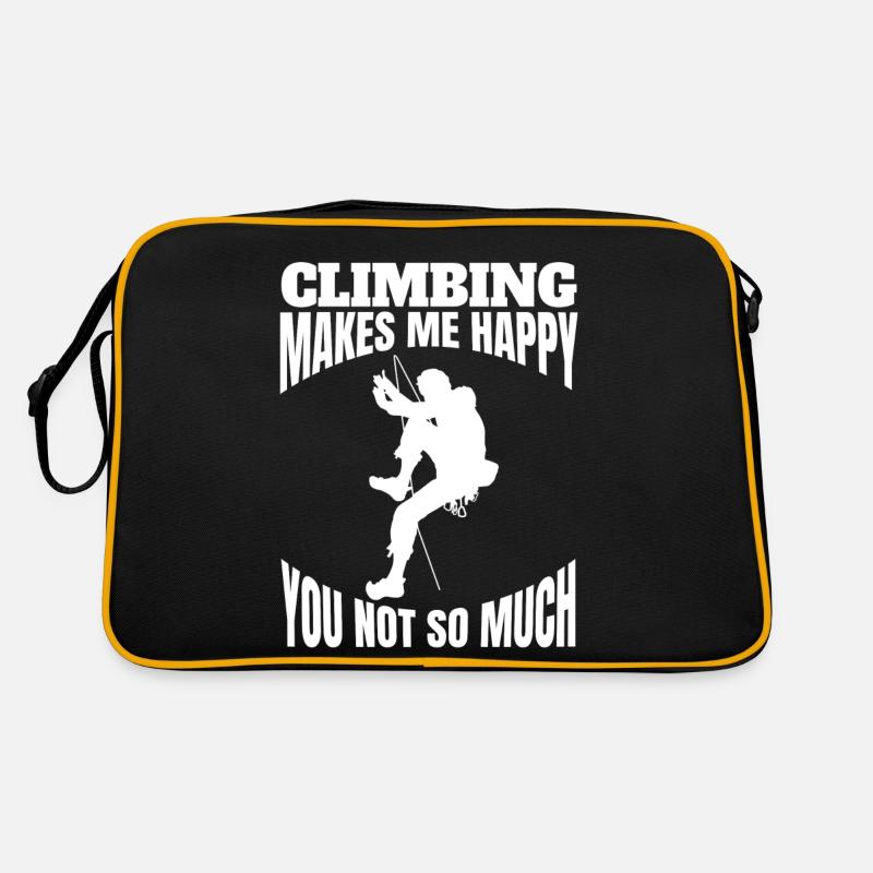 Climbers Mountain Climbing Climbing Mountaineering Retro Bag