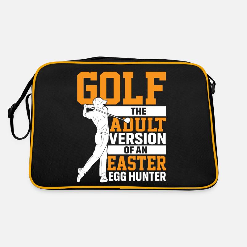 Golf Die Erwachsenenversion Eines Ostereierjägers Retro Tasche