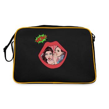 wow - Retro Bag - black/gold - Back
