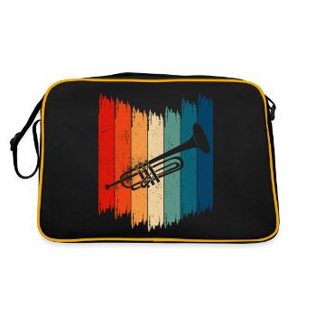 Rétro Trompette Vintage Trompette - Sac Retro - noir/or - Dos