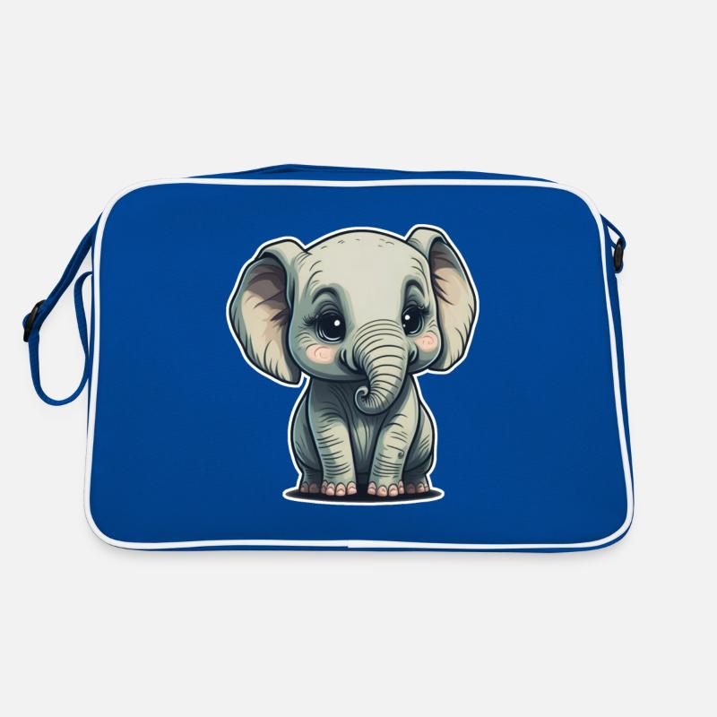 Mignon bébé éléphant éléphant Sac Retro