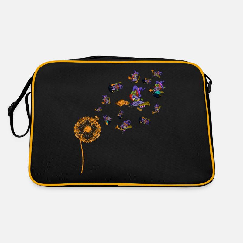 Dandelion Witch Gift Creepy Halloween Retro Bag