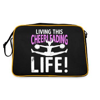 Vivre cette vie de pom-pom girl - Sac Retro - noir/or - Dos