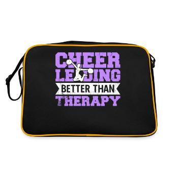 Le cheerleading mieux que la thérapie - Sac Retro - noir/or - Dos