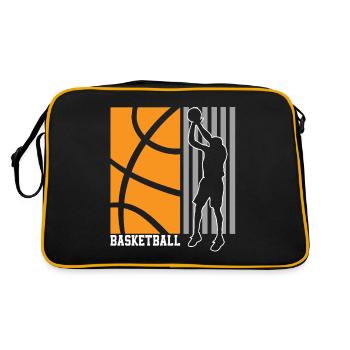 Basketball Basketball Player - Retro Bag - black/gold - Back