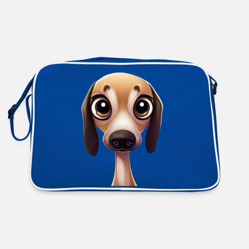 Pose gracieuse de lévrier Sac Retro