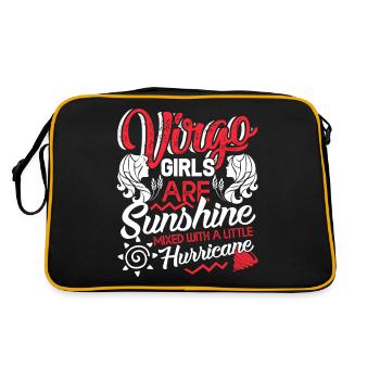 Virgo Virgo Girls Are Sunshine - Retro Bag - black/gold - Back