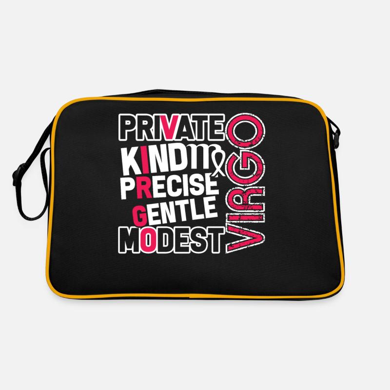 Virgo Meaning Kind Precise Gentle Retro Bag