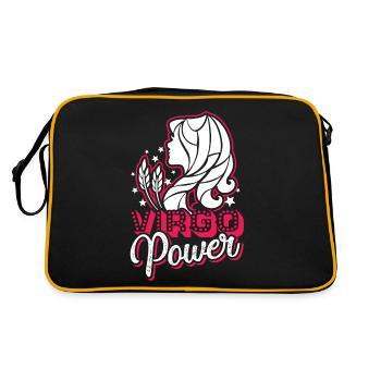 Virgo Virgo Power Lady - Retro Bag - black/gold - Back
