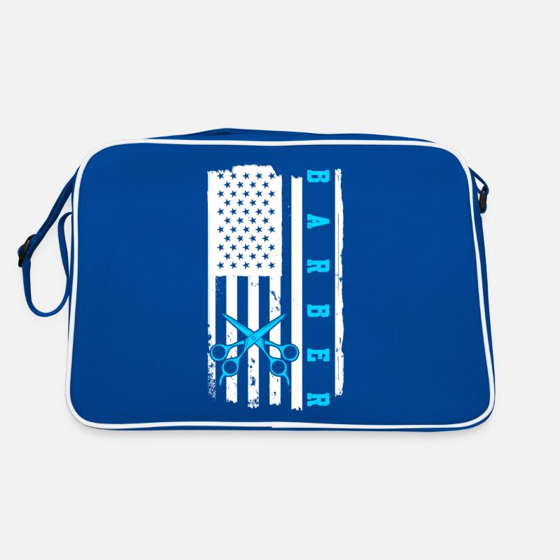 Barber Flag États-Unis Barbier Sac Retro