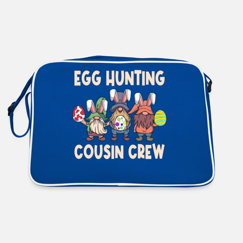 Egg Hunting Cousin Crew Easter Gnome Oaster Rabbit Retro Bag