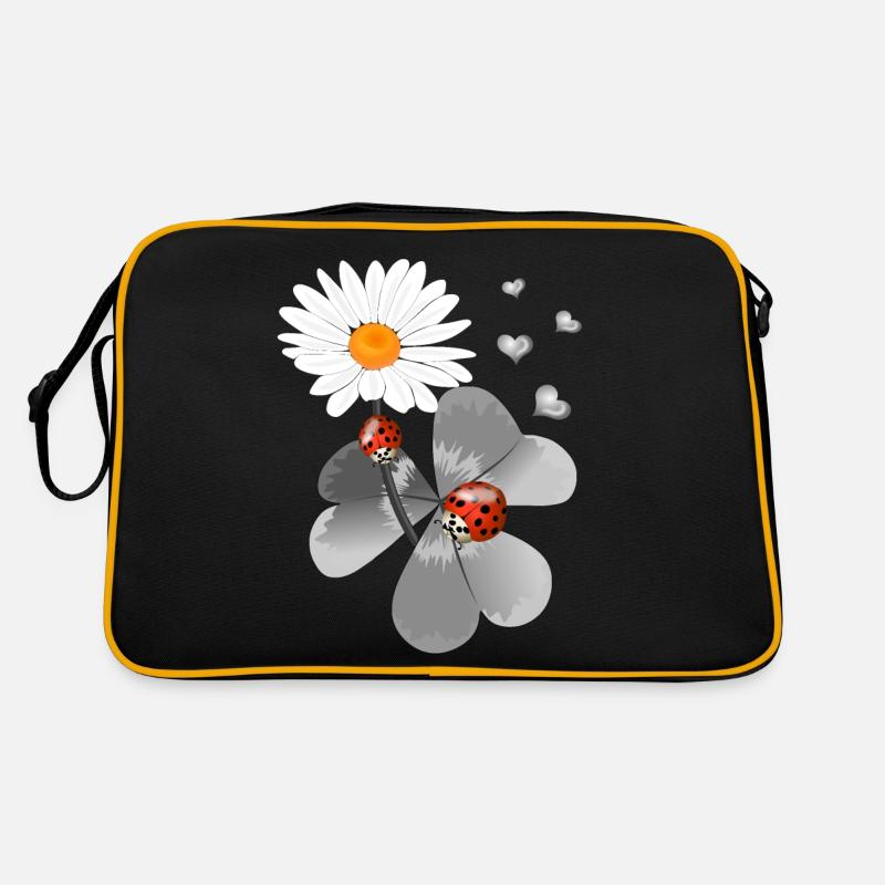 Clover with ladybug Retro Bag