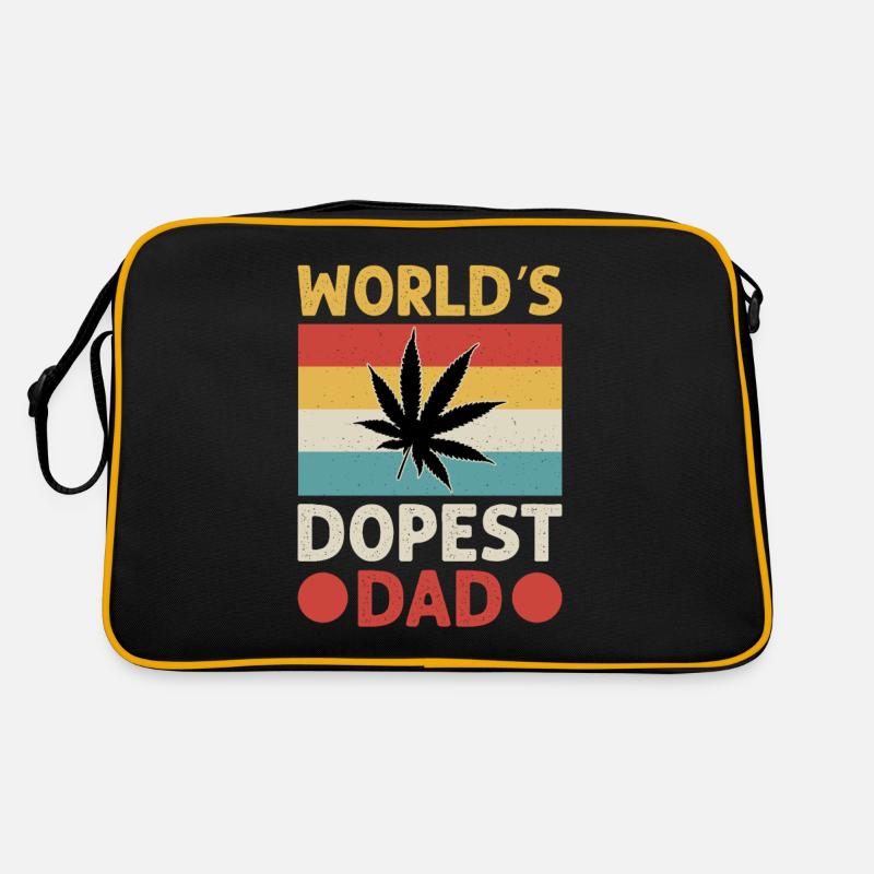 Cannabis Marijuana Weed Smoking Retro Bag