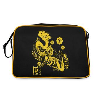 Lunar New Year of the Dragon 2024 - Retro Bag - black/gold - Back